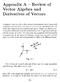 Appendix A Review of Vector Algebra and Derivatives of Vectors