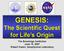 GENESIS: The Scientific Quest for Life s Origin. The Brookings Institution June 15, 2007 Robert Hazen, Geophysical Laboratory
