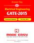 GATE-2015 ELECTRICAL ENGG 7th February 2015 Forenoon Session
