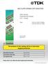 Caution MULTILAYER CERAMIC CHIP CAPACITORS. CKC Series Commercial Grade 4 in 1 Array CKCL44 [EIA CC0805] CKCA43 [EIA CC1206] Issue date: Dec 2014