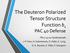 The Deuteron Polarized Tensor Structure Function b 1 PAC 40 Defense