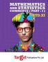 Std. XI Commerce Mathematics & Statistics - I