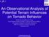 An Observational Analysis of Potential Terrain Influences on Tornado Behavior
