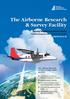 The Airborne Research. & Survey Facility. Serving UK environmental science