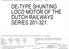 DE-TYPE SHUNTING LOCO MOTOR OF THE DUTCH RAILWAYS SERIES