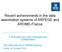 Recent achievements in the data assimilation systems of ARPEGE and AROME-France