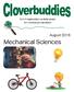 A 4-H exploration activity series for Cloverbud members. August Mechanical Sciences