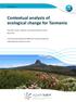 Contextual analysis of ecological change for Tasmania