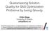 Guaranteeing Solution Quality for SAS Optimization Problems by being Greedy