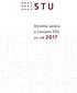 Výročná správa o činnosti STU za rok 2017