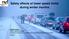Safety effects of lower speed limits during winter months