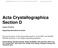 Acta Crystallographica Section D