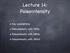 Lecture 14: Paleointensity