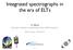 Integrated spectrographs in the era of ELTs