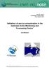 Validation of sea ice concentration in the myocean Arctic Monitoring and Forecasting Centre 1