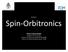 Lecture I. Spin Orbitronics