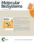 Molecular BioSystems Accepted Manuscript