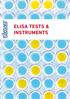 ELISA TESTS & INSTRUMENTS
