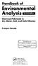 Analysis. Environmental. Handbook of. Pradyot Patnaik. Air, Water, Soil, and Solid Wastes. Chemical Pollutants in UNIVERSITATSBIBLIOTHEK HANNOVER