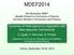MDEF th Workshop MDEF Modelli Dinamici in Economia e Finanza Dynamic Models in Economics and Finance