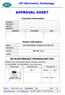 SFI Electronics Technology APPROVAL SHEET. Customer Information. Customer : Part Name : Part No. : Model No. : COMPANY PURCHASE R&D