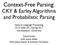 Context-Free Parsing: CKY & Earley Algorithms and Probabilistic Parsing