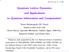 Quantum Lattice Dynamics and Applications to Quantum Information and Computation 1