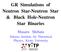 GR Simulations of Neutron Star-Neutron Star & Black Hole-Neutron Star Binaries