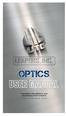 OPTICS. Complete Installation and Operating Instructions.