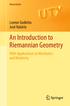 An Introduction to Riemannian Geometry