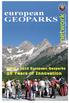 european network GEOPARKS 10 Years of Innovation European Geoparks European Geoparks Magazine Issue 7