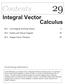Integral Vector Calculus