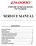 UHF/VHF FM TRANSCEIVER PX-777/328/338 SERVICE MANUAL CONTENTS