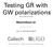 Testing GR with GW polarizations