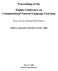 Proceedings of the. Eighth Conference on Computational Natural Language Learning