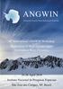 4 th International ANGWIN Workshop Exploration of High-latitude Upper Atmosphere Wave Dynamics