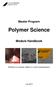 Master Program Polymer Science Module Handbook