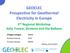 GEOELEC Prospective for Geothermal Electricity in Europe