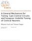 A General Mechanism for Tuning: Gain Control Circuits and Synapses Underlie Tuning of Cortical Neurons