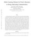 Online Learning Schemes for Power Allocation in Energy Harvesting Communications