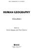 SAGE FUNDAMENTALS OF GEOGRAPHY HUMAN GEOGRAPHY VOLUME I. Edited by. Derek Gregory and Noel Castree USAGE