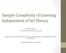 Sample Complexity of Learning Independent of Set Theory