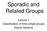Sporadic and Related Groups. Lecture 1 Classification of finite simple groups Steiner Systems