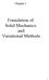 Chapter 1. Foundation of Solid Mechanics and Variational Methods