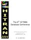 The 8 th HITRAN Database Conference
