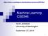 Machine Learning CSE546
