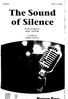 The Sound of Silence PAUL SIMON MARK HAYES. ahavirtsmaga iblpaienen SATB U.S. $2.50. Words and Music by. Arranged by