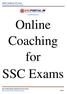 Online Coaching for SSC Exams