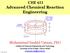 CHE 611 Advanced Chemical Reaction Engineering