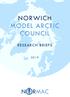 NORWICH MODEL ARCTIC COUNCIL RESEARCH BRIEFS
